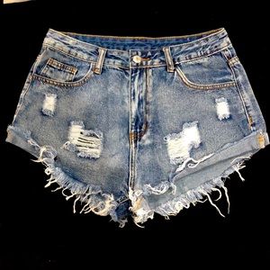 SHEIN denim shorts